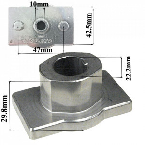 Suport cutit masina de tuns Husqvarna, Partner, McCulloch - Tija 22,2mm