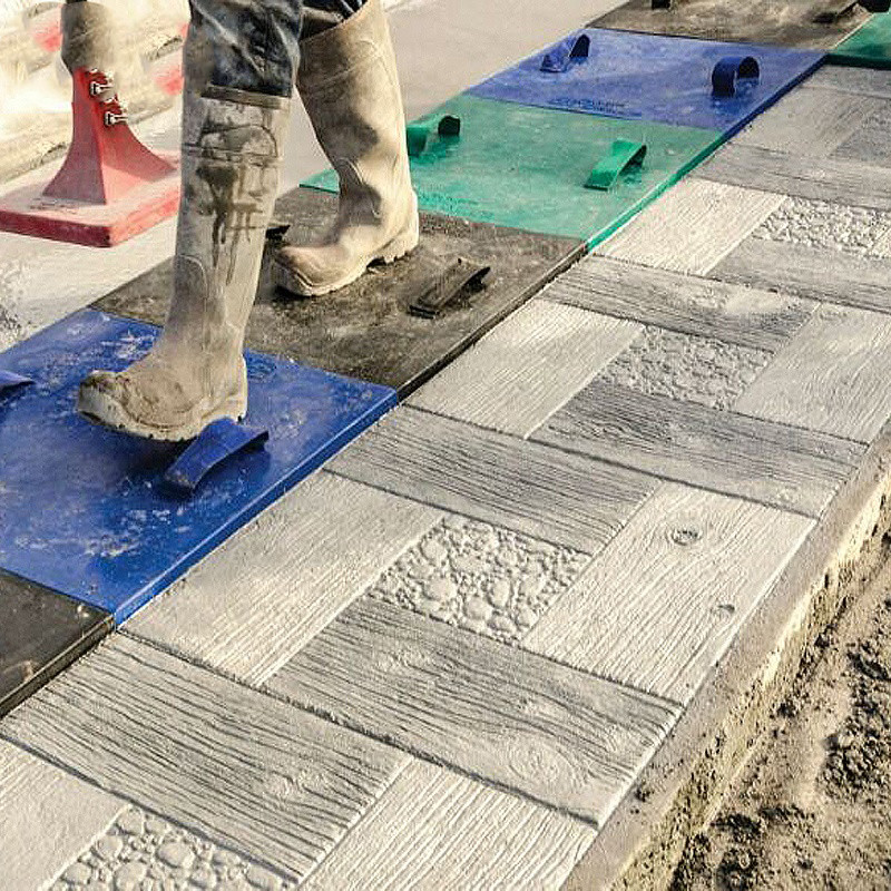 Imprinted concrete
