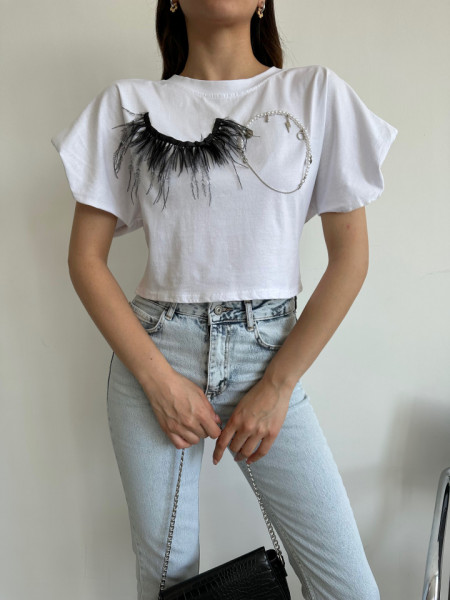 Tricou dama scurt Cod:23077