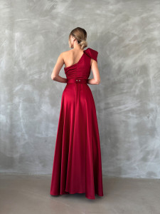Rochie dama lunga din satin