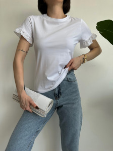 Tricou dama cu dantela Cod:A3100