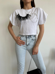 Tricou dama scurt Cod:23077
