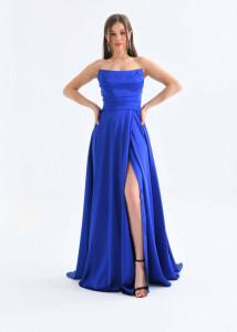Rochie lunga din satin Cod:A9321