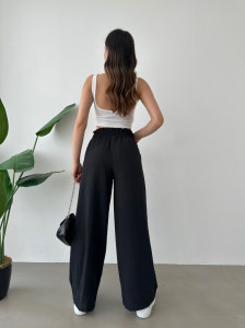 Pantaloni din panza evazati Cod:N3879