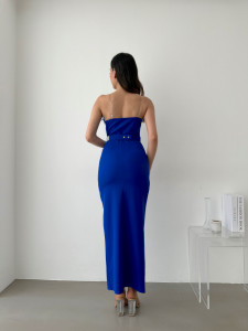 Rochie de stofa cu pene Cod:A8943