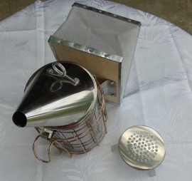 Afumator mediu inox cu sita