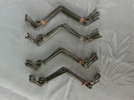 Agrafe zeturi - set 10 bucati ,cu suruburi incluse