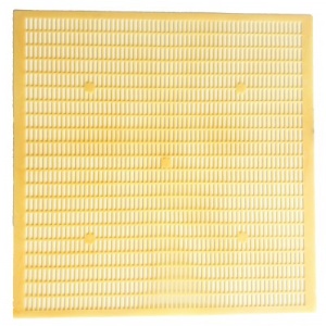 Gratie hanneman, plastic alimentar, 12 rame 50x50cm -Galbena