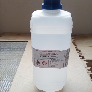 Acid acetic glacial puritate 99% - food grade (grad alimentar) - flacon 1 kg