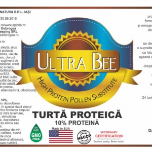 Turta proteica cu Ultra Bee - proteina 10%
