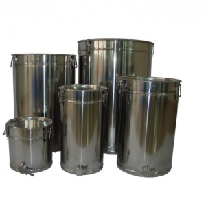 Maturator INOX Rodax 30 litri(aproximativ 42kg miere), canea inox, manere si cleme din inox