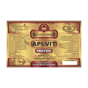 Turta Apivit proteic cu polen sterilizat - punga 1 Kg