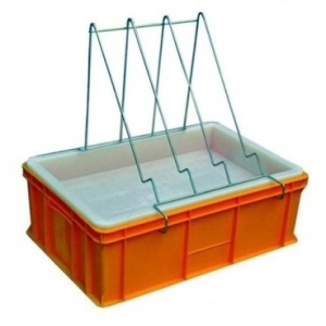 Tava decapacit plastic, 200mm cu sita de filtrare din plastic