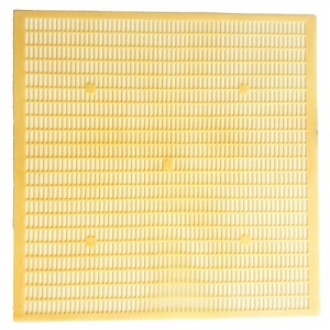 Gratie hanneman, plastic alimentar, 12 rame, 50x50cm -galbena