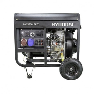 Generator diesel, de curent trifazat cu motor diesel HYUNDAI DHY8500LEK-T