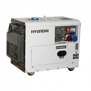 Generator diesel, de curent trifazat cu motor diesel HYUNDAI DHY8600SE-T