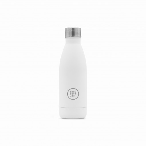 Sticla termos din otel inoxidabil - 350 ml - Mono White - Cool Bottles