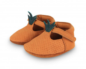 Pantofi Nanoe Velcro - DONSJE AMSTERDAM- Ananas
