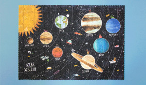 Puzzle Descopera Planetele - 200 piese-Londji