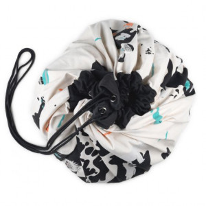 Sac depozitare jucarii 2in1 Play&Go - Harta lumii/stele