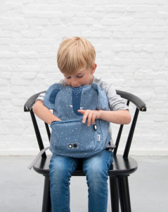 Rucsac pentru copii- Mrs. Elephant albastru - Trixie baby