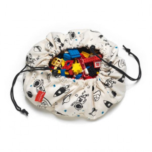 Mini sac depozitare jucarii 2in1 Play&Go - Space