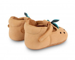 Pantofi Nanoe Velcro - DONSJE AMSTERDAM - Papaya
