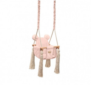 Leagan pentru copii - ursulet soft pink