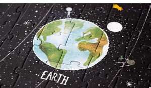 Puzzle Descopera Planetele - 200 piese-Londji