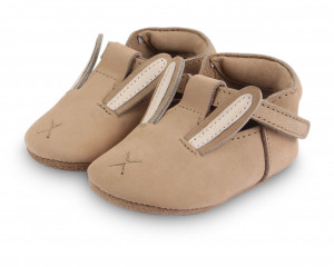 Pantofi Spark Velcro- DONSJE AMSTERDAM- iepuras gri