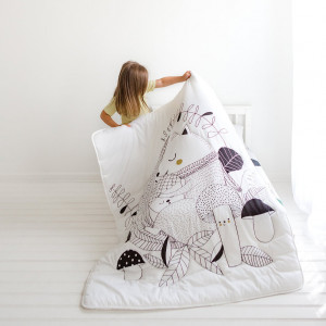 Lenjerie - Pilota Squirrel Toddler Comforter- Rookie Humans