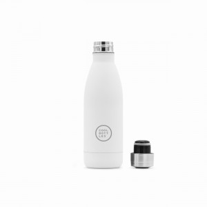 Sticla termos din otel inoxidabil - 350 ml - Mono White - Cool Bottles
