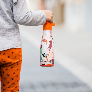Sticla termos pentru copii din otel inoxidabil - 260 ml - Panda Gang - Cool Bottles