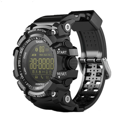 Ceas smartwatch EX16 Sport BT 4.0, monitor fitness, padometru, Android, iOS, notificari, negru