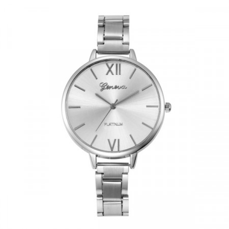 Ceas Dama Geneva Platinum Silver
