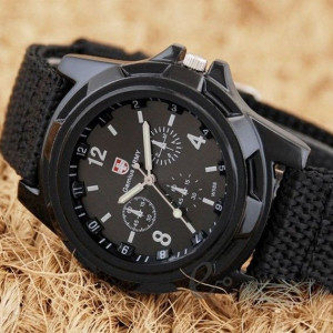 Ceas barbatesc Army black