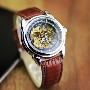 Ceas barbatesc automatic Winner roman gold