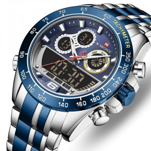 Ceas barbatesc Naviforce atlantic blue