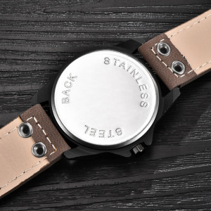 Ceas barbatesc Xinew brown calendar