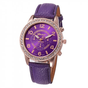 Ceas de dama Geneva Diana purple
