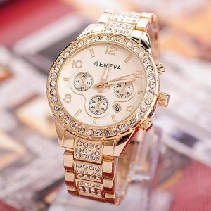 Ceas de dama Geneva Polimnia gold