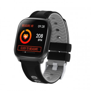 Ceas smartwatch F12, ritm cardiac, padometru, Android, iOS, Bluetooth 4.0