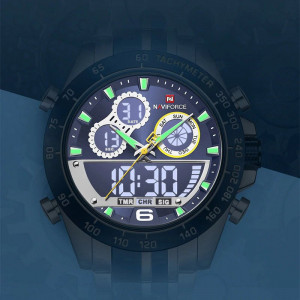 Ceas barbatesc Naviforce atlantic blue