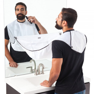 Pelerina cu ventuze pentru barbierit si tuns, 100 x 70 cm