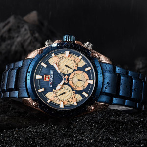 Ceas barbatesc Naviforce azur