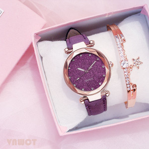 Ceas de dama Geneva Exclusive purple