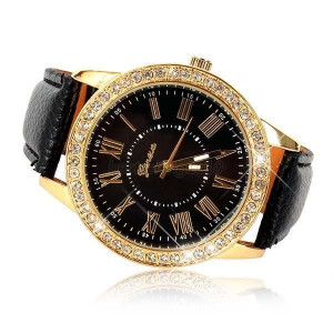 Ceas de dama Geneva Persefona black