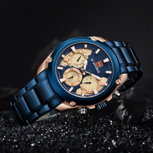 Ceas barbatesc Naviforce azur