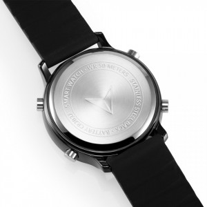 Ceas smartwatch RegalSmart Sport EX18-165 BT 4.0, Android, iOS, padometru, anti-lost, notificari, negru