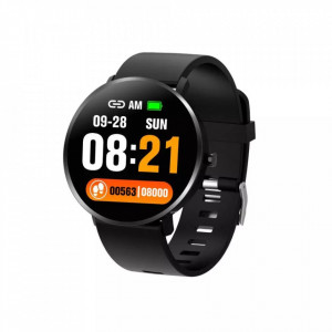 Bratara fitness smart F25T, ritm cardiac, temperatura corpului, nivel oxigen sange, iOS si Android, Bluetooth 4.0